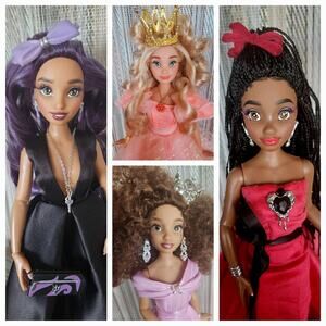 Custom Disney ily 4ever barbie doll dark skin braids styled for the Holi…